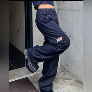 NEW - Navy Blue Cargo Pant